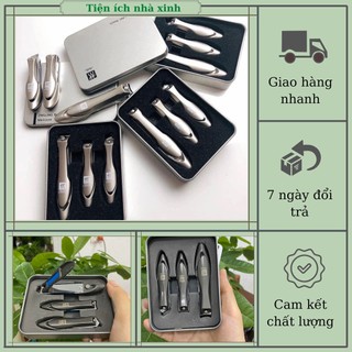 Hộp 3 chiếc bấm móng tay đức cắt sắc bén tiện dụng