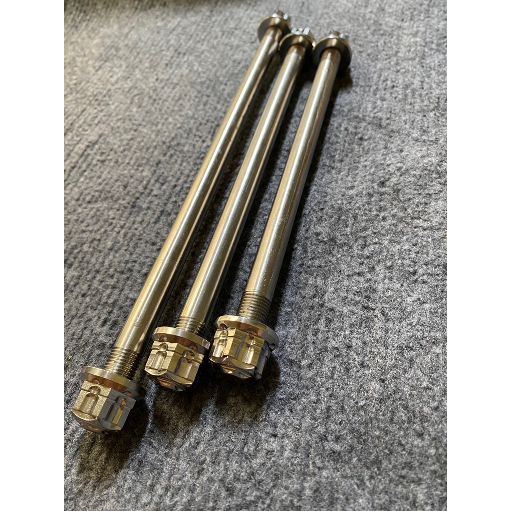 Trục Bánh Sa.la.ya Cho Dòng Xe Wave/Dream/Future - Inox304 Siêu Bóng