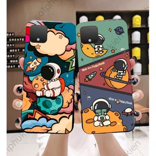 Ốp lưng gg Pixel 4 / 4 xl (4XL) / 5a dẻo đen in hình họa tiết phi hành gia đẹp