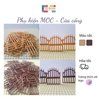 Phụ kiện lego, MOC, combo 2 cánh cổng hoặc cánh cửa