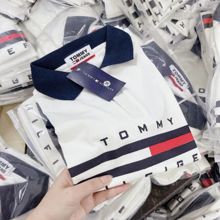 Áo thun polo TOMMY thoáng mát thấm mồ hôi cao cấp