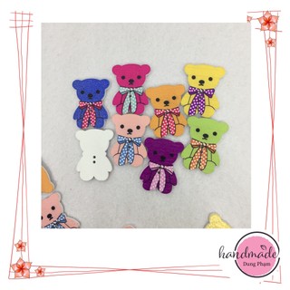 Cúc áo - Cúc nhựa trang trí Handmade - Set 4 chiếc
