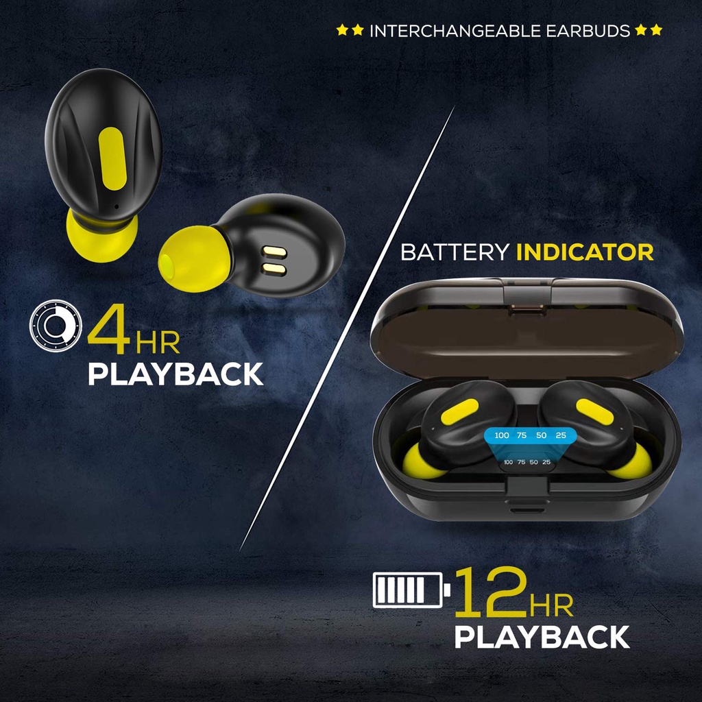 Tai nghe Bluetooth  không dây Wecool Moonwalk MiniEarphones Bluetooth 5.1 HD Stereo C