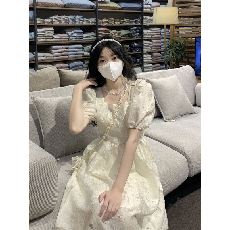 Đầm Công Chúa Hai Dây Họa Tiết Hoa Ngọt Ngào Thời Trang Mùa Hè Cho Nữ