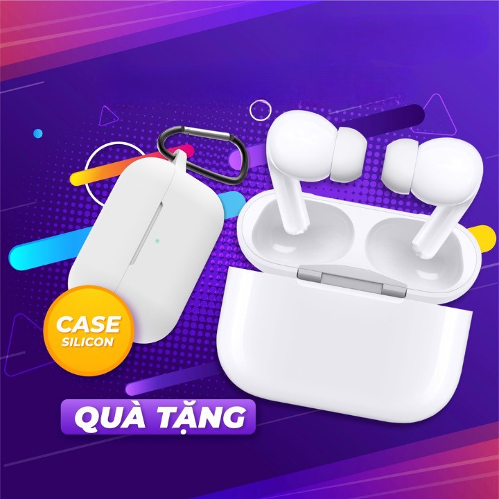 Tai nghe Bluetooth cao cấp định vị xuyên âm Tai nghe không dây ai.bos pro đời mới Âm thanh hay- Cảm ứng Chống nước