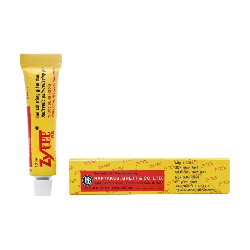 Zytee 10ml kem bôi nhiệt miệng, đau rang, viêm lợi