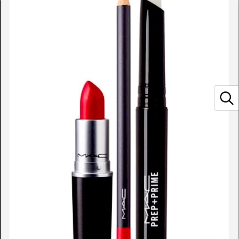Set Son Môi + Lót Dưỡng Môi MAC Ruby Woo