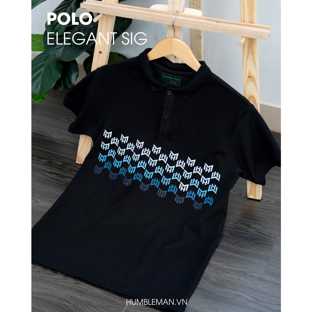 Áo Polo nam có cổ ELEGANT SIG, nam tính, thanh lịch - HUMBLE MAN