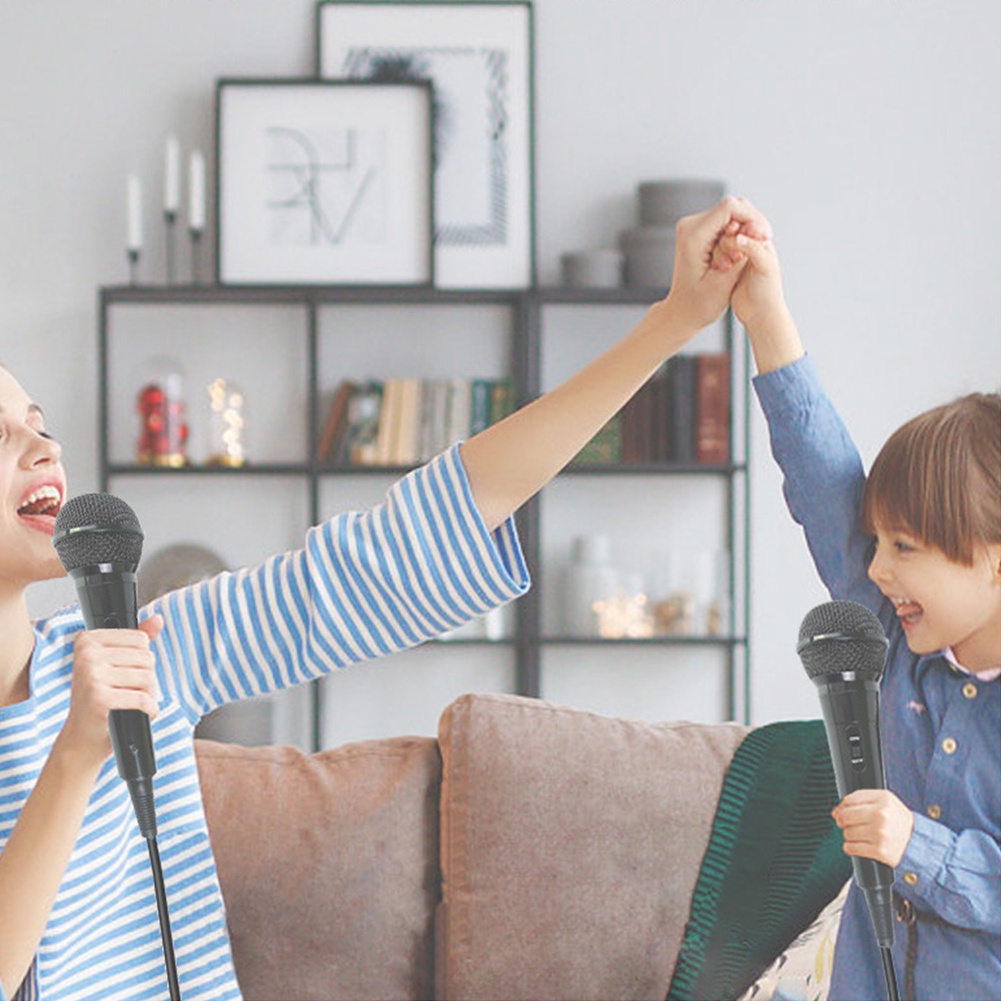 Micro Có Dây Và Công Tắc Dài 2m Để Hát Karaoke / Hát Karaoke / Speech / Đám Cưới