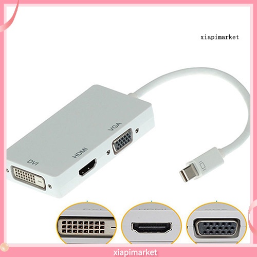 Dây cáp chuyển đổi cổng mini DP sang VGA HDMI DVI cho táo laptop táo
