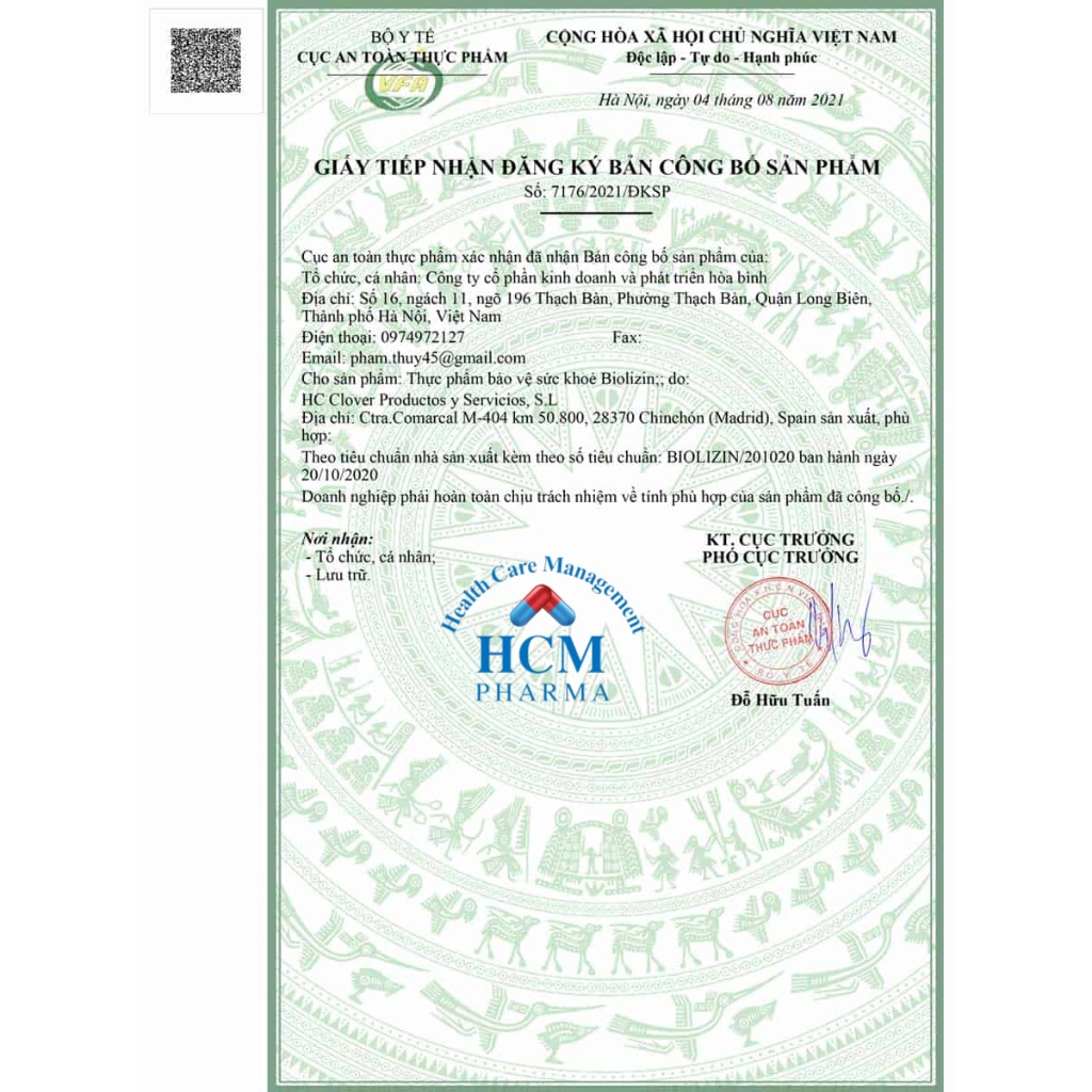 Bổ sung kẽm cho trẻ biếng ăn Biolizin kích thích ngon miệng, tăng cường sức đề kháng, hỗ trợ tiêu chảy HMD03