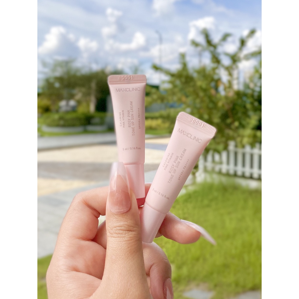 Kem Chống Nắng Maxclinic Nâng Tone 5ml  mini size | Xù Korea