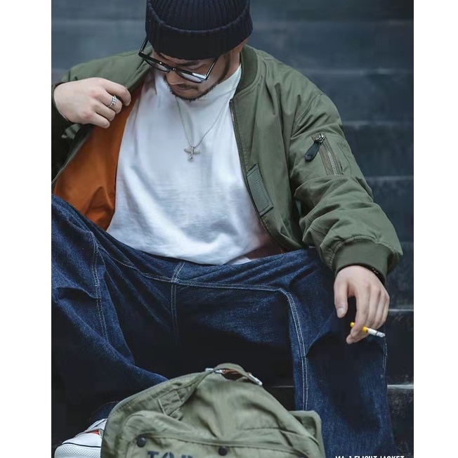 Áo Khoác bomber ma-1 Phong Cách Quân Đội Mỹ Cho Nam