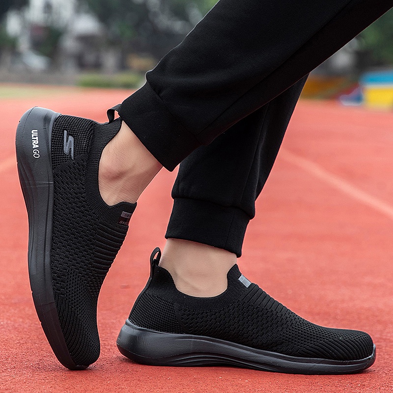 Giày Thể Thao Skechers_Giày Đế Mềm Phối Lưới Thoáng Khí Thoải Mái Cho Nữ
