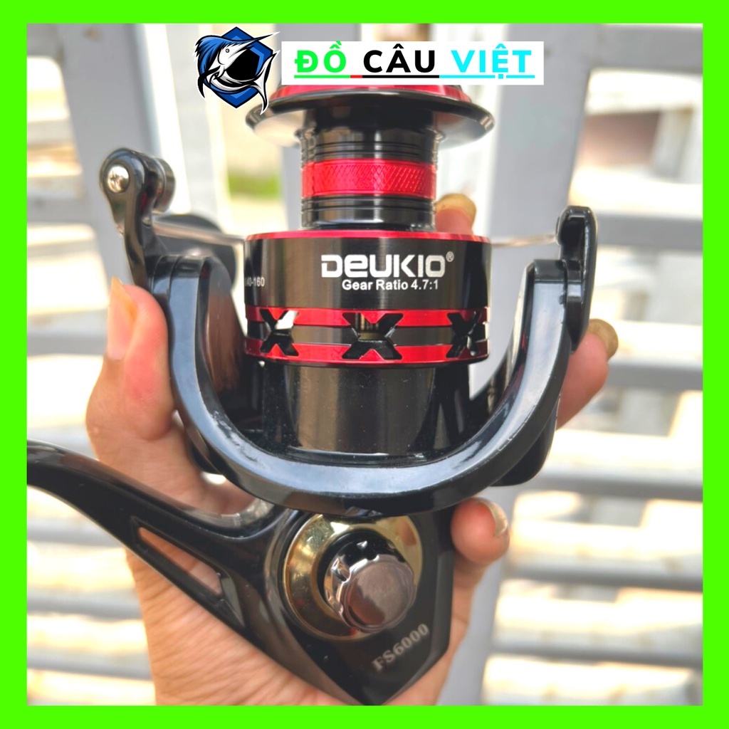 Máy Câu Cá Kim Loại Deukio FS Máy Câu Đứng 2000 Đến 7000 FS1