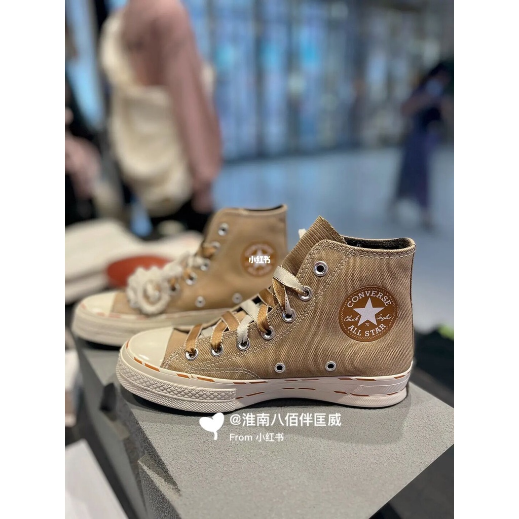 Giày Thể Thao Converse Cookie Superman Cookie Khaki Phối Ren Thời Trang Thường Ngày Cho Nam Và Nữ-1783