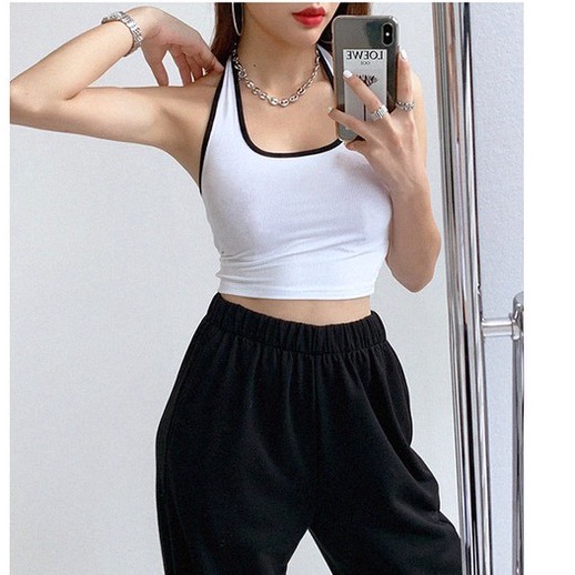 Áo yếm nữ viền màu sắc thời trang, sexy, gợi cảm