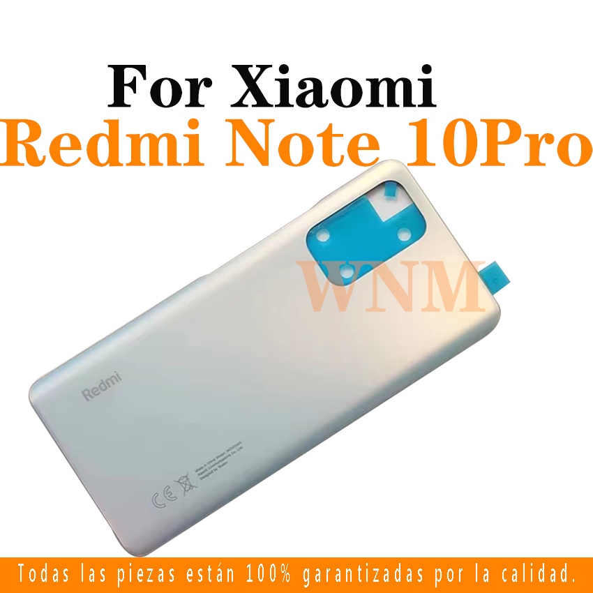 Nắp Lưng Điện Thoại Bằng Kính Dành Cho Xiaomi Redmi Note 10 Pro / 10Pro