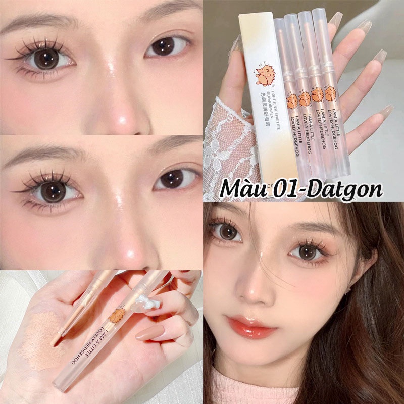 Bút Higlight Cappuvini Mắt Hình Nhím Nội Địa Trung CP97