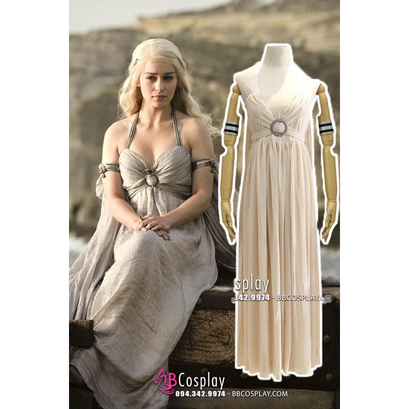 Trang phục cosplay hóa trang nhân vật Đồ Mẹ Rồng Dany Game Of Thrones Halloween - 13070