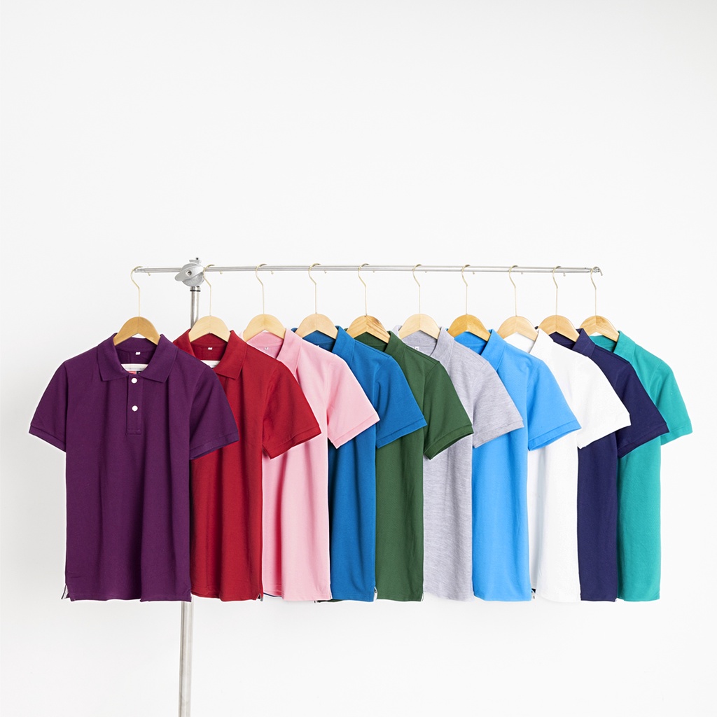 Áo thun nam có cổ màu trơn basic sử dụng đi làm đi chơi đều dễ phối đồ Pigofashion SPMAB19