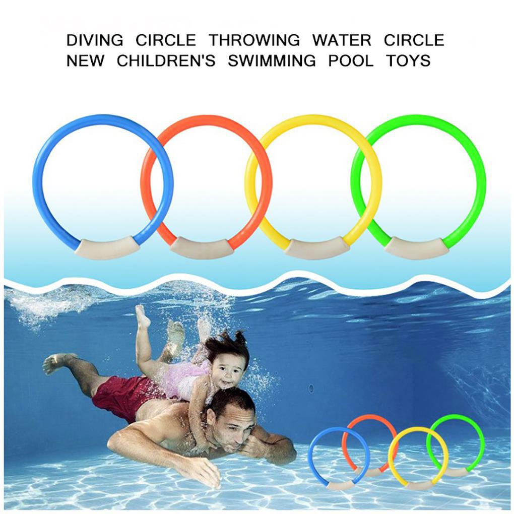 Set 4 Vòng Lặn Nhiều Màu Sắc Dễ Dàng Điều Chỉnh Cho Bé