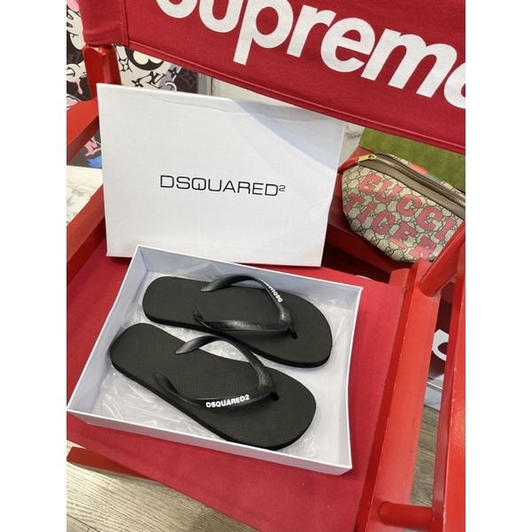 Dép xỏ ngón DSQ.2 vân đen FULLBOX💥HÀNG 1:1💥Dép tông DS.Q cao su đúc nhập khẩu-Siêu bền New
