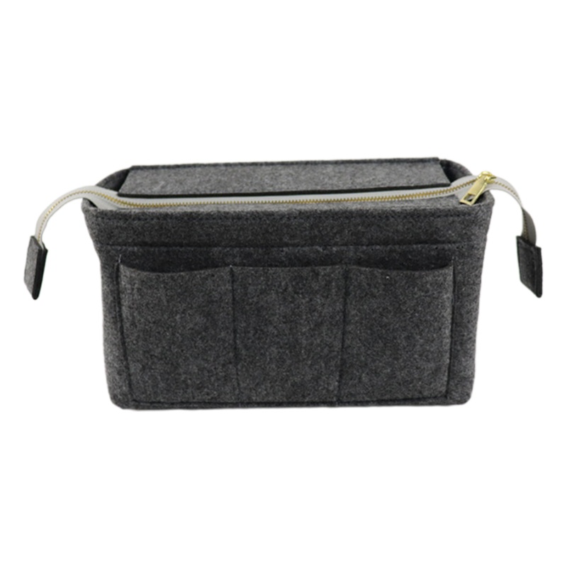 Túi Nỉ Đựng Đồ Trang Điểm Đa Năng Có Khóa Kéo Có Thể Tháo Rời Tiện Dụng