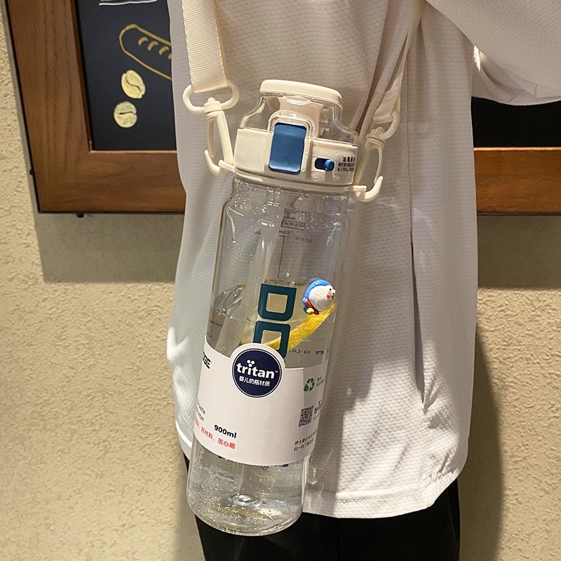 Bình nước DODGE có lõi lọc trà,có dây xách tiện lợi, khoá trống tràn  900ml