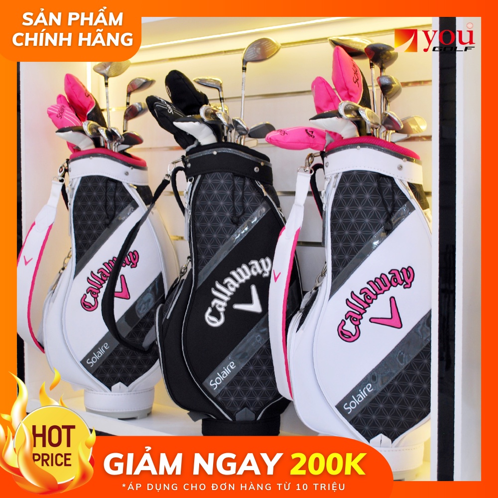🔥HOT🔥Bộ Gậy Golf Nữ Callaway Solaire Full Set 8 gậy- Golf club ladies