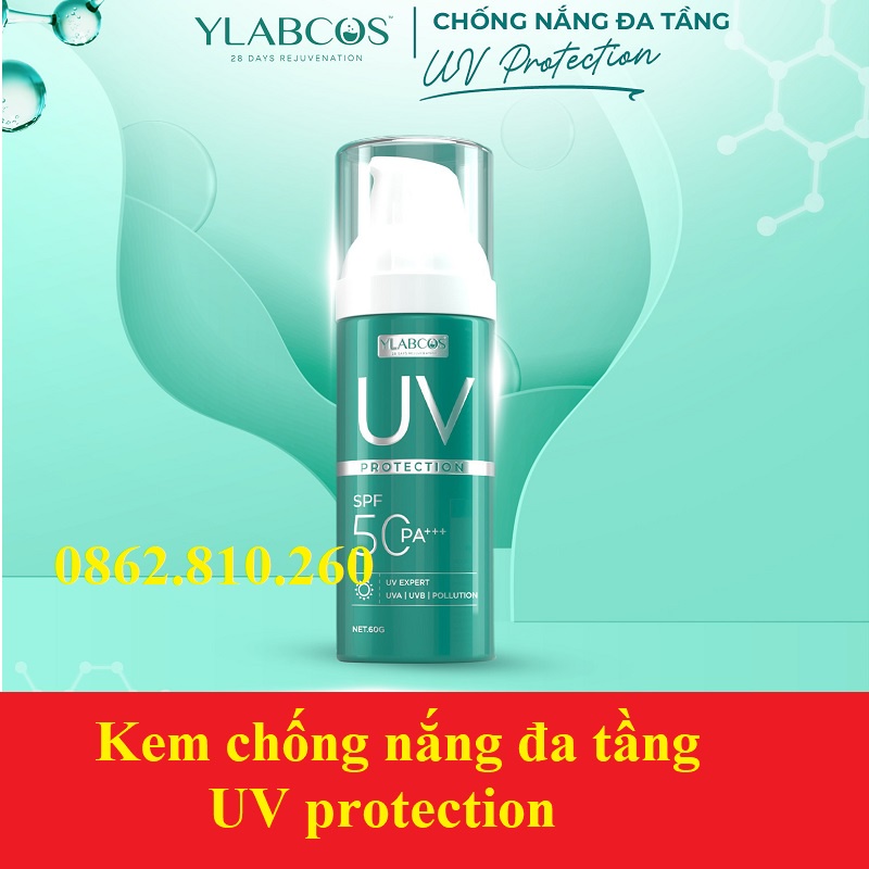 Kem chống nắng phổ rộng đa tầng UV Protection Dr Lacir - Kem Face Lạnh Cool cream Lamer Dr Lacir