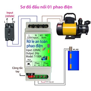 Rờ le an toàn phao điện(T-100A_2P)