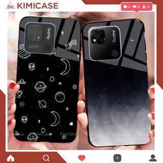 Ốp Xiaomi Redmi 10a, Redmi 10c lưng kính cường lực cao cấp