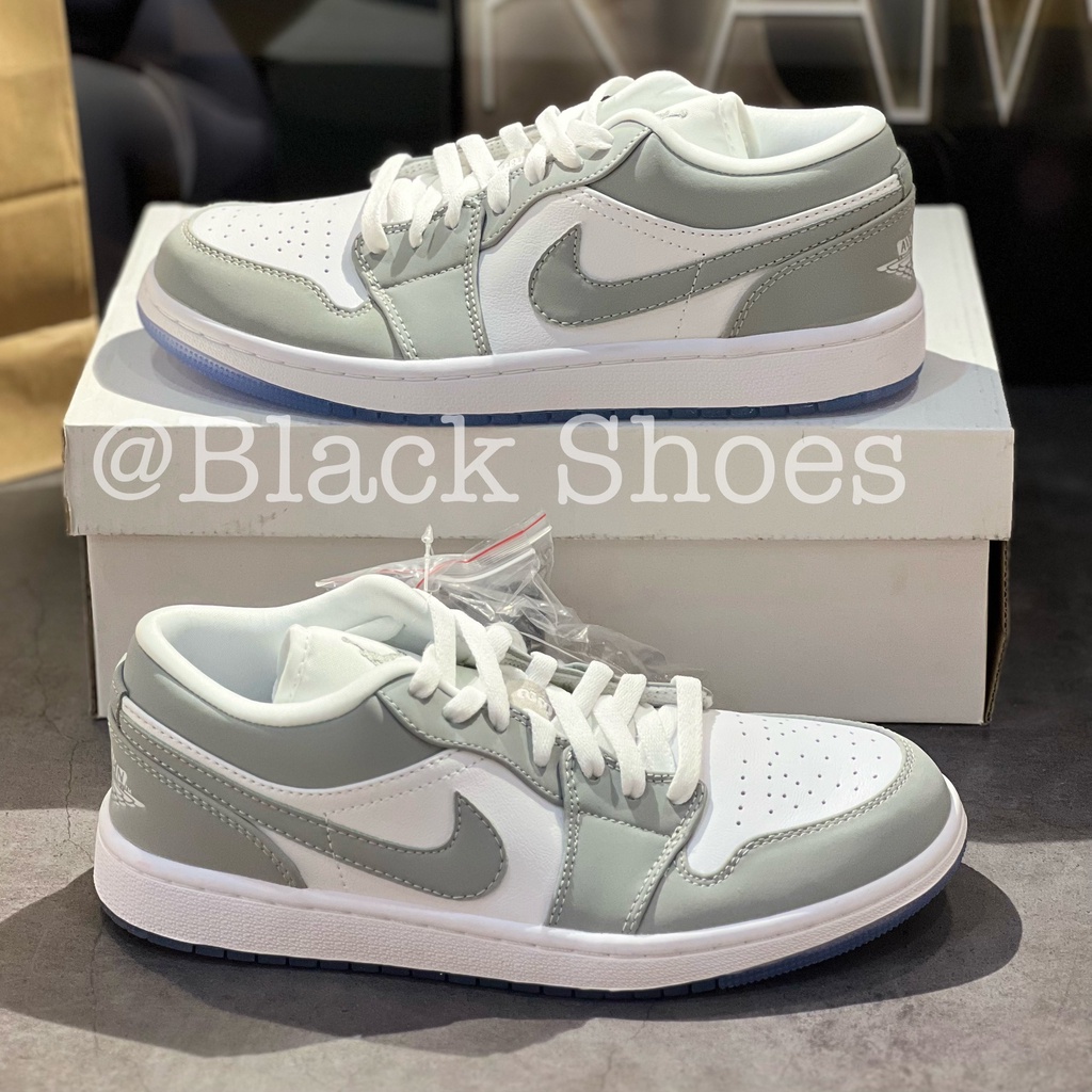Giày Jodanm Air Low Wolf Grey Jd1 cổ Thấp Xám Trắng