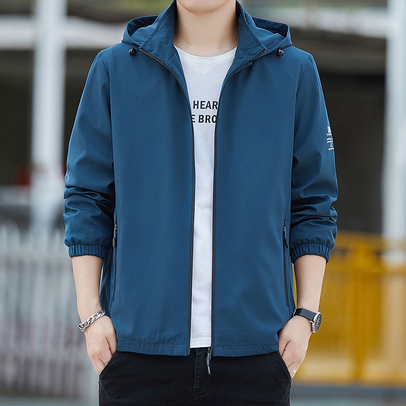 Áo Khoác Bóng Chày Màu Trơn Thời Trang Cho Nam