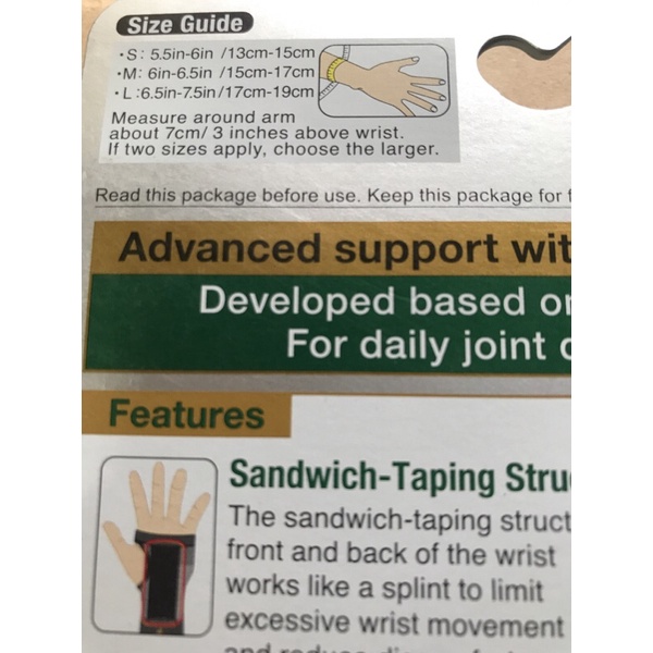 Đai bảo vệ cổ tay vantelin wrist support hàng chính hãng made in nhật bản