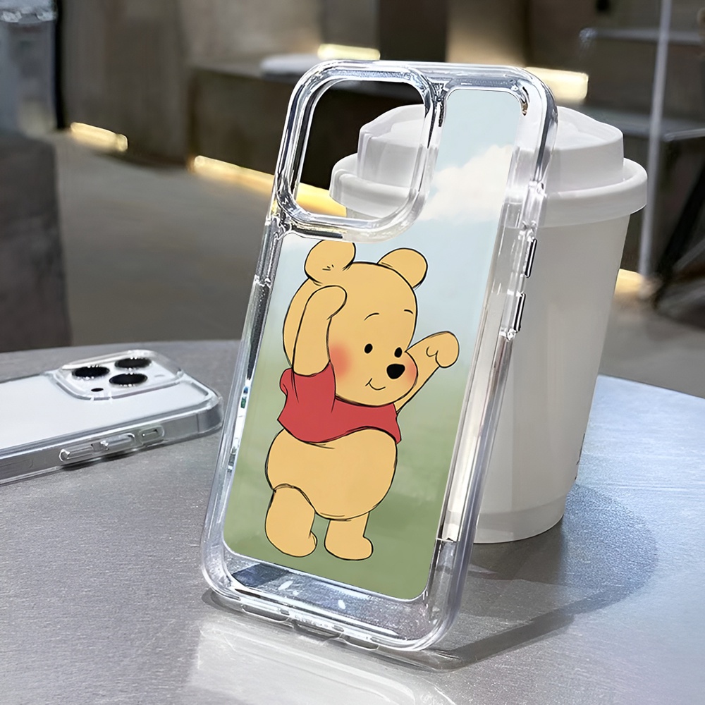 Ốp Điện Thoại Hình Winnie the Pooh Cho iphone 14ProMax 14Plus 13 11 12 7Plus X XR XS Max