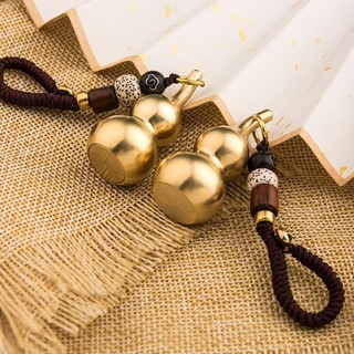 Móc khóa hồ lô may mắn bằng ĐỒNG (HÌNH THẬT)