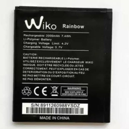 Pin Wiko Rainbow Lite bảo hành đổi mới