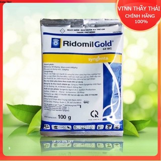 Ridomil Gold 68WP 100g, Thuốc Trừ Bệnh Cây Trồng, bệnh sương mai; mốc sương; thán thư; đốm