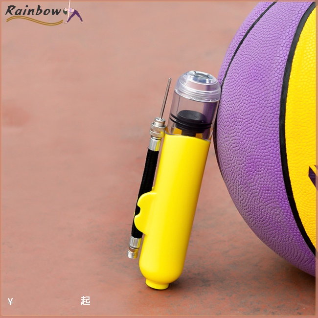 Ống Bơm Hơi Cầm Tay 8 Inch Kèm Vòi Phun Đa Năng Cho Bóng Rổ / Bóng Đá