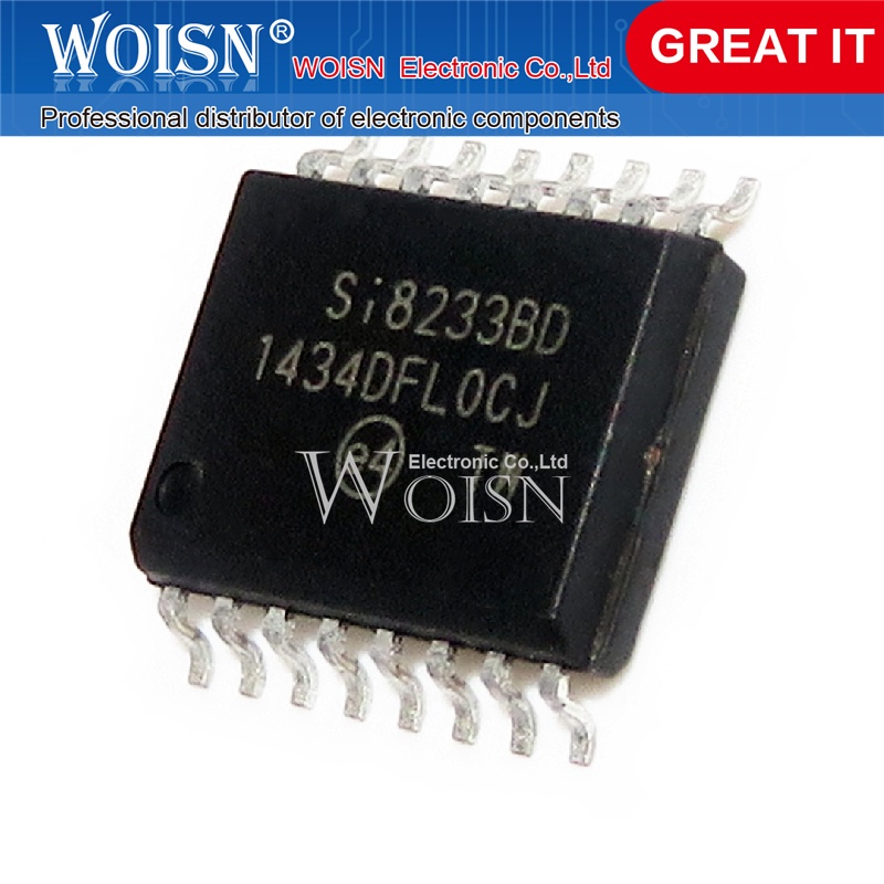 2 CHIẾC SI8233BB SI823BD SI8233 SOP-16 Còn hàng