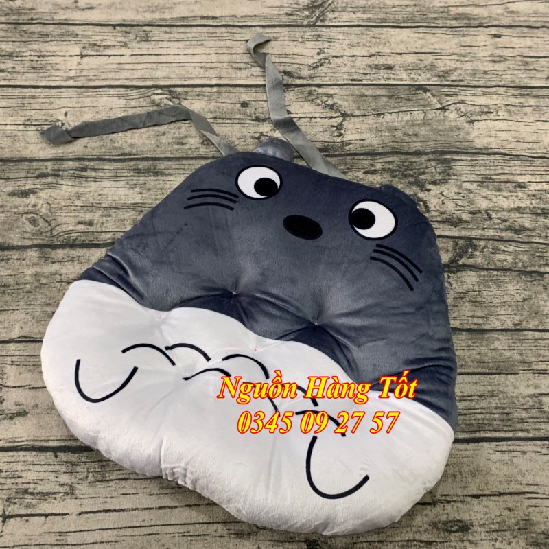 Đệm Ngồi Hoạt Hình LUNA - Dùng Làm Gối Tựa Lưng Sofa, Văn Phòng, Ghế Gỗ, Xe Hơi, Ngồi Bệt Bàn Trà