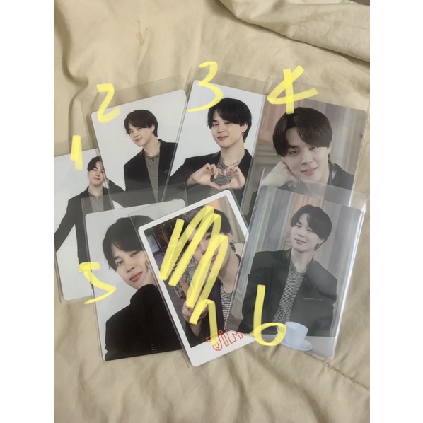 THẺ ẢNH MINI PTC BTS JIMIN NHÓM NHẠC TOÀN CẦU PTD LYS TOUR OFFICIAL