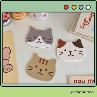Miếng lót ly, cốc hình bé mèo siêu dễ thương