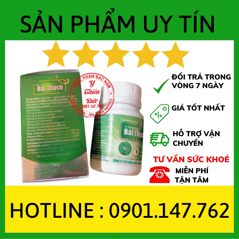 Bài Thạch Danapha-Viên Uống Hỗ Trợ Sỏi Thận, Sỏi Mật