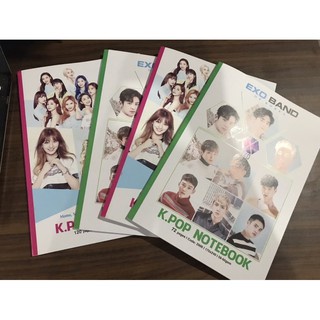 Vở viết A4 KPOP kẻ ngang học sinh 80tr,120tr BTS, Blackpink, nhóm thần tượng hàn quốc
