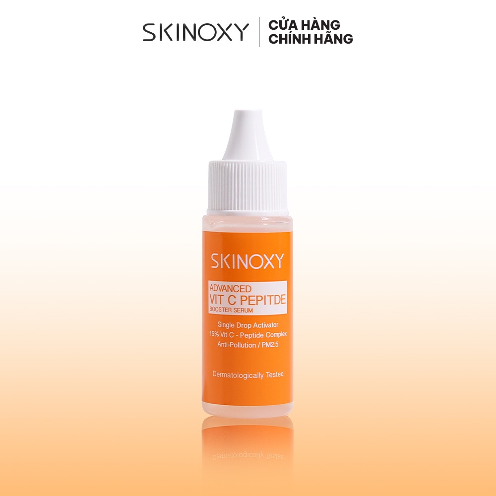 TINH CHẤT DƯỠNG DA SÁNG DA VÀ MỜ THÂM SKINOXY ADVANCED VIT C PEPTIDE BOOSTER SERUM – 9ml