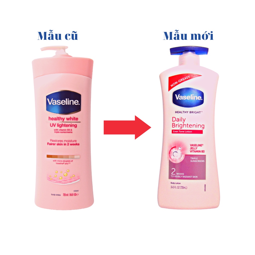 Dưỡng thể vaseline 725ml