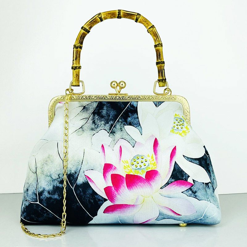 Túi Xách Tay Bằng Tre Phong Cách Mới Cho Nữ